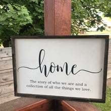 The story of who we are Home Sign - Hello Sweetness Designs