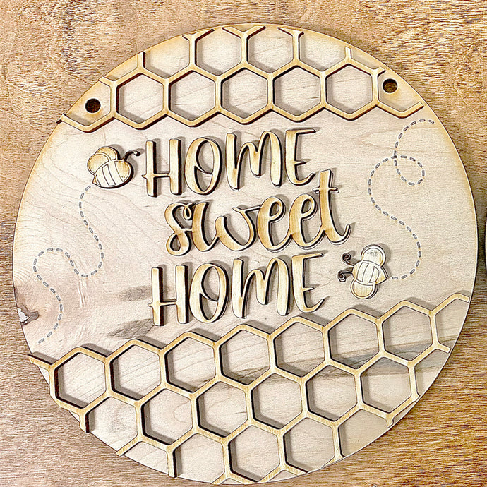 DIY Home Sweet Home - Bee Round Kit