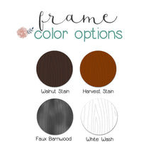 Frame stain options