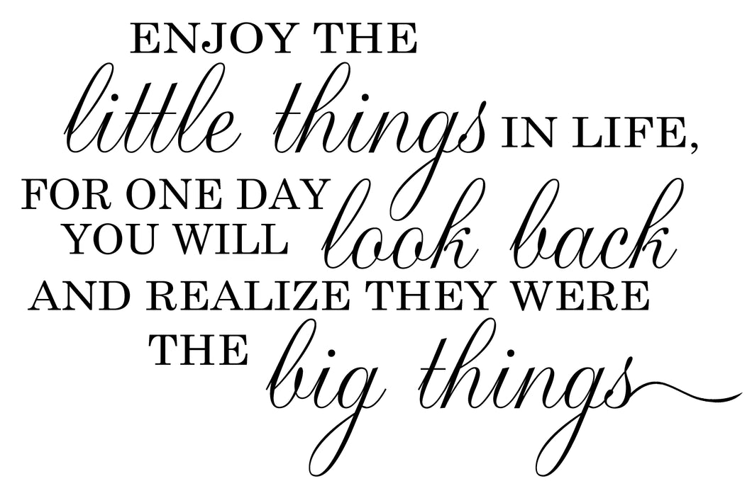 Enjoy the Little Things in Life - Hello Sweetness Designs