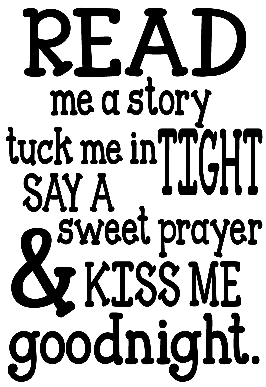 Read me a Story... - Hello Sweetness Designs